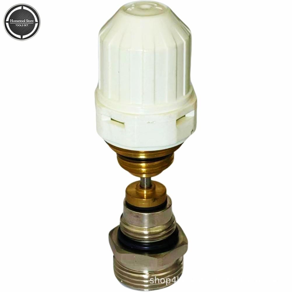 Hometool Brass sưởi ấm sàn Lõi van Set với lò xo tự động trở lại kim thiết kế cho đa tạp và trở lại Ống điều chỉnh lưu lượng