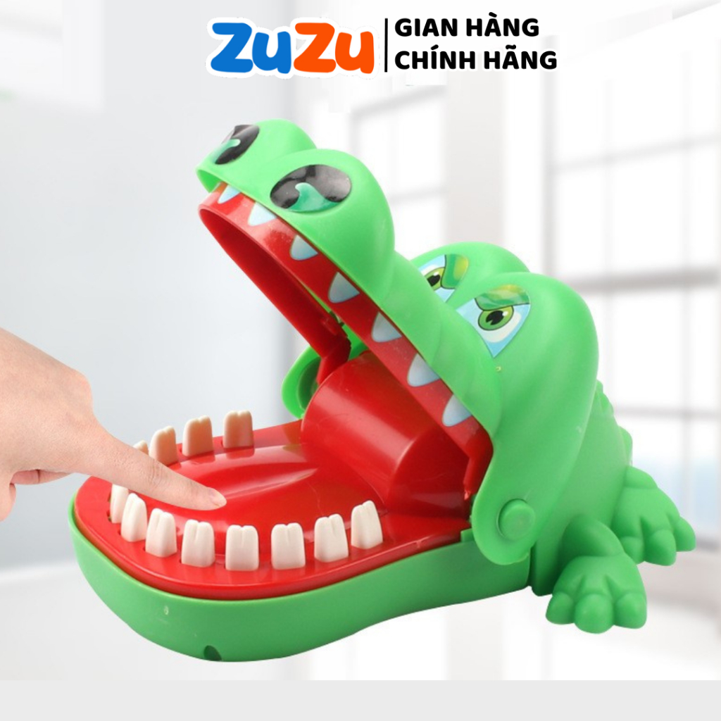 Đồ chơi khám răng cá sấu cắn tay ZuZu. trò chơi cá sấu cắn tay vui nhộn cho bé