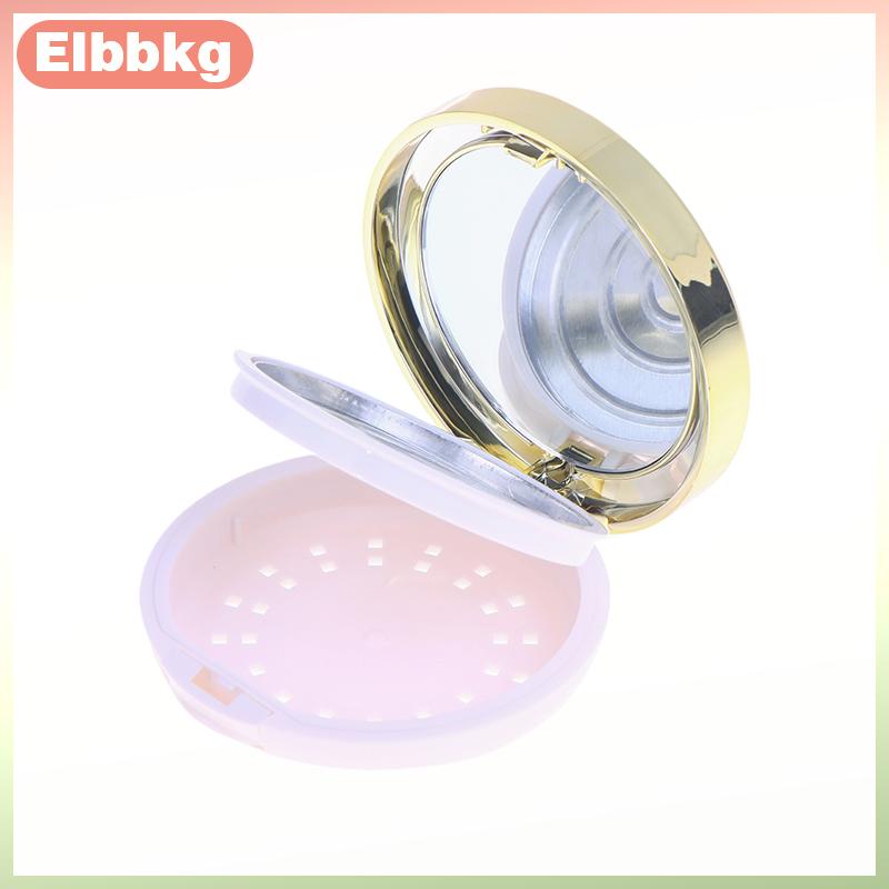Elbbkg Rỗng trang điểm nổi bật trường hợp Blusher nhỏ gọn container hộp bơm lại mẫu bột du lịch xách tay mini container bảng làm cho