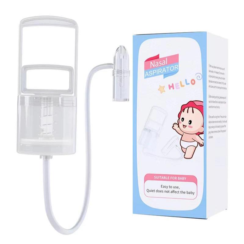 Upgrade Toddlers Nasal Aspirator Hand Pull Nasal Cleaner Soft Silicone Baby Nose Mucus Cleaner