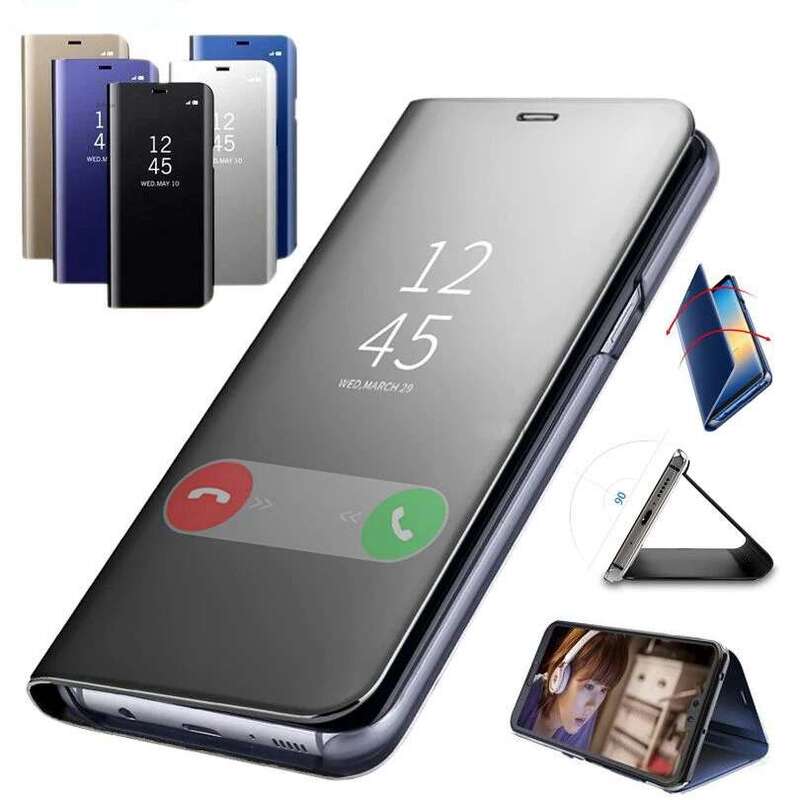 For Xiaomi Note 8 Case Smart Mirror Flip Case For Xiaomi Redmi Note 8T 8 T Case Cover On Redmi 8A 8 A A8 Note 8 Pro 8Pro Coque 602C6