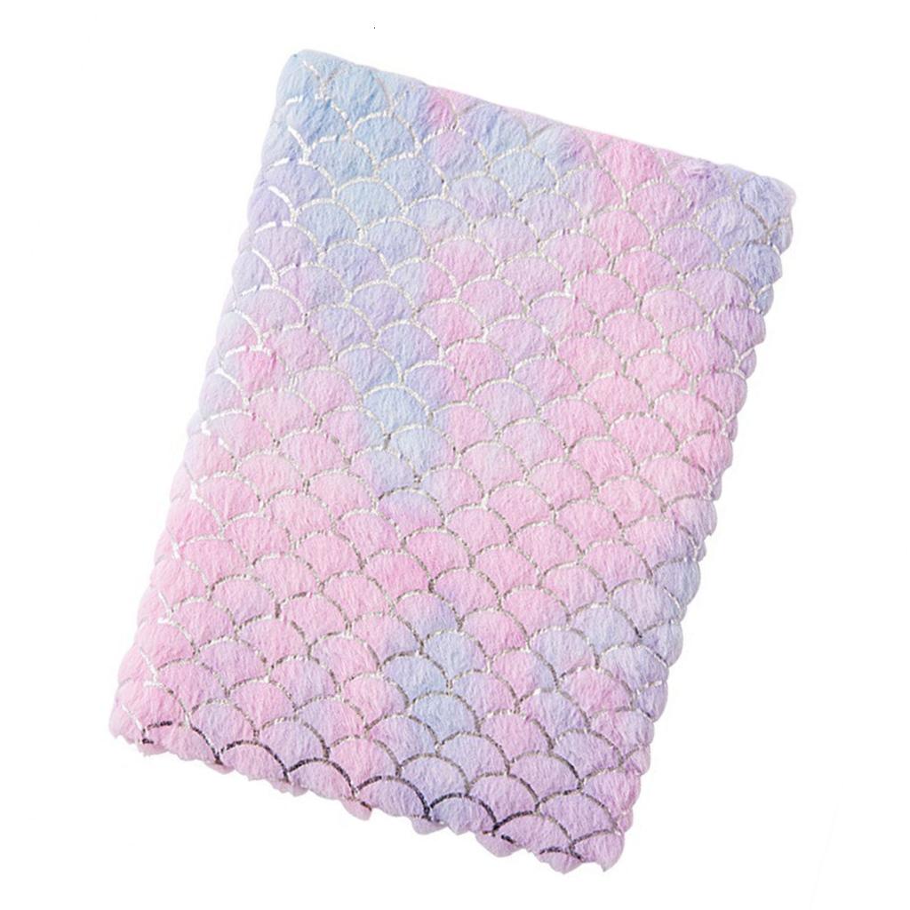 2 Pcs Plush Notebook Stationery Notebook A 4 Journal Notepads Travel Notebook