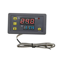 Diymore w3230 độ chính xác cao k-loại cặp nhiệt điện Bộ điều khiển nhiệt độ kĩ thuật số-60 ° C ~ 500 ° C màu đỏ và hiển thị màu xanh dương đầu ra rơle DC 5V/12V/24V AC 110-220V