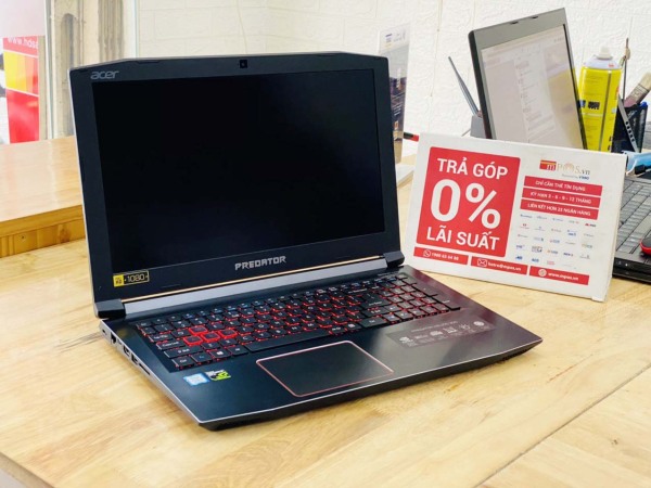 Laptop Gaming Acer Predator PH315-51 i7-8750H Ram 16G SSD 512G Nvidia GTX new 99%