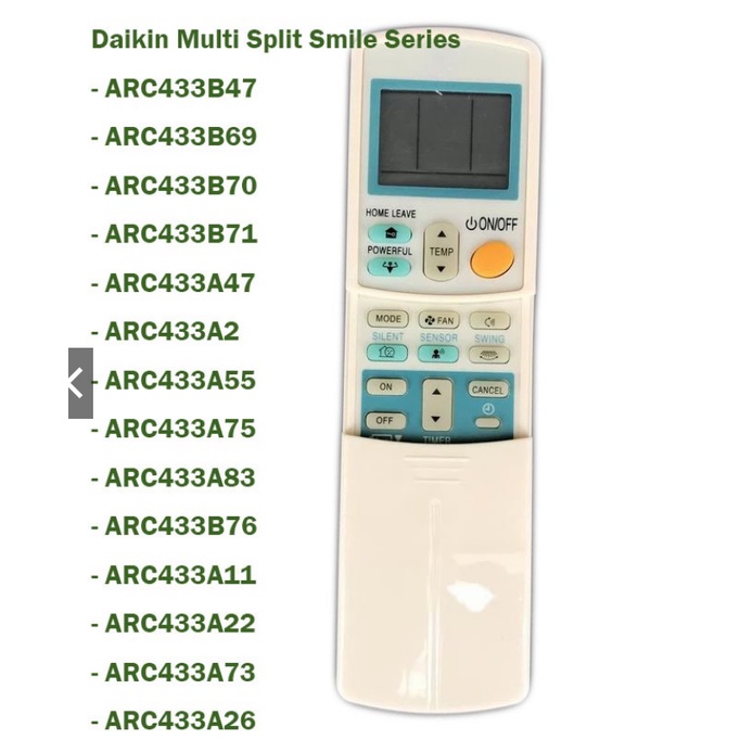 New AC DAIKIN Aircon Remote Control ARC433B47 ARC433B69 ARC433B70 ARC433B71 ARC433A47 ARC433A2 ARC43