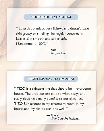 TiZO3 Facial Mineral Sunscreen and Primer, Tinted Broad Spectrum SPF 40 with Antioxidants, Sheer matte finish, Fragrance-Free, Oil-Free_voghion.com