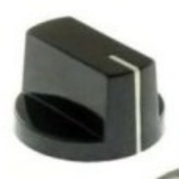 Nút Xoay C4 6mm A03/B02/C20/L/LB/K, 27-40mm, Bạc/Đen, Nhôm/Nhựa, 2-10 Vị Trí, Công Nghiệp, Bền Đẹp, Thế Giới Tech - K Mũ Đen 27*16Mm