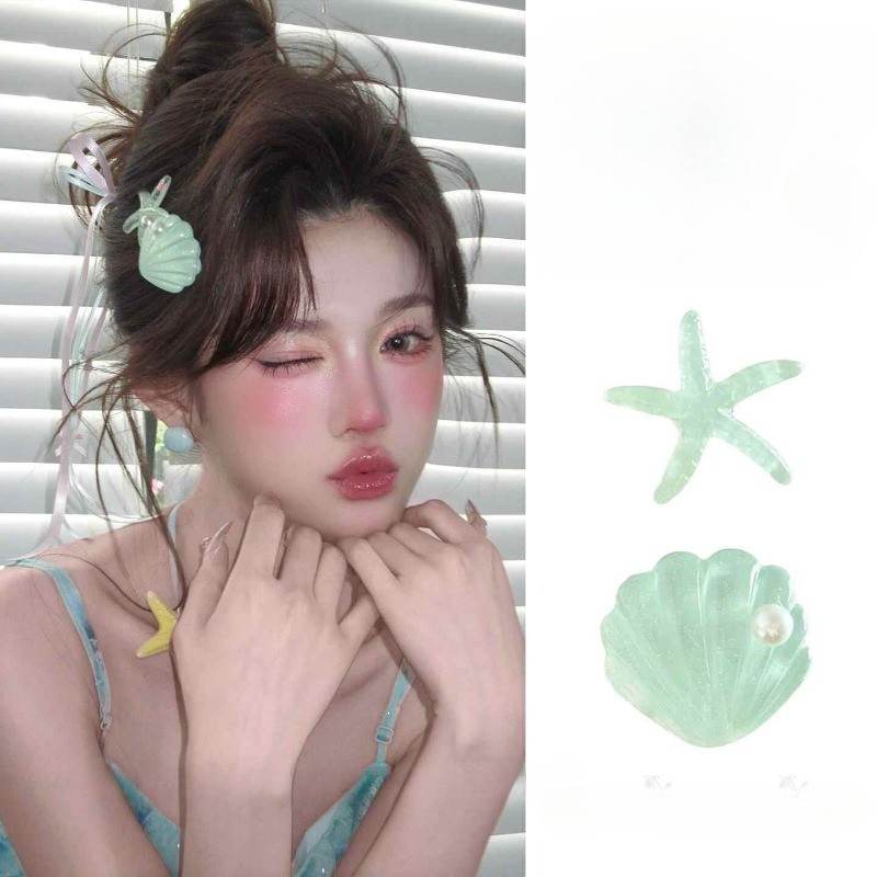 กิ๊บติดผมรูปปลาดาวสไตล์เกาหลีสำหรับผู้หญิงในช่วงฤดูร้อนปี 2025 ราคา 2 บาท*ส่งฟรี