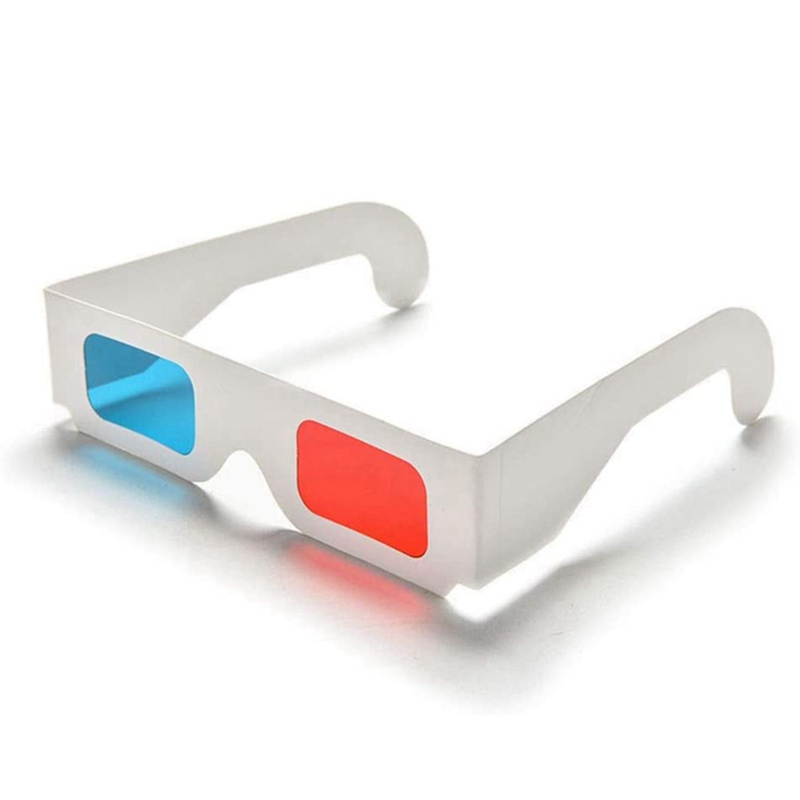 [DIP Store] Exclusive3D Glasses, 20 Pairs Red and Blue Paper Stereo Lenses for Set Anaglyph Paper 3D Glasses ราคา  95 บาท*ส่งฟรี