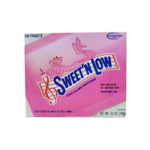 HỘP LỚN 100 gói -- ĐƯỜNG ĂN KIÊNG BÁO HỒNG SX MỸ SWEET’N LOW Zero Calorie Sweetener