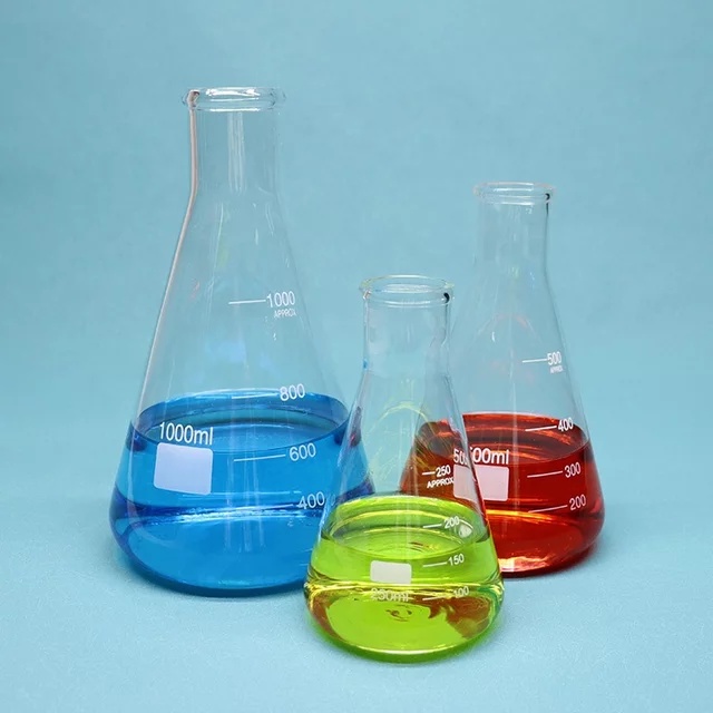 Bình tam giác thủy tinh có chia vạch 50ml 100ml 250ml 500ml 1000ml