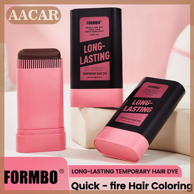 AACAR 20g tóc mặc quần áo thanh cho một thời gian bảo hiểm của màu xám lông nhanh chóng Màu Xám Bảo hiểm với bôi bàn chải, kéo dài Râu Màu gậy