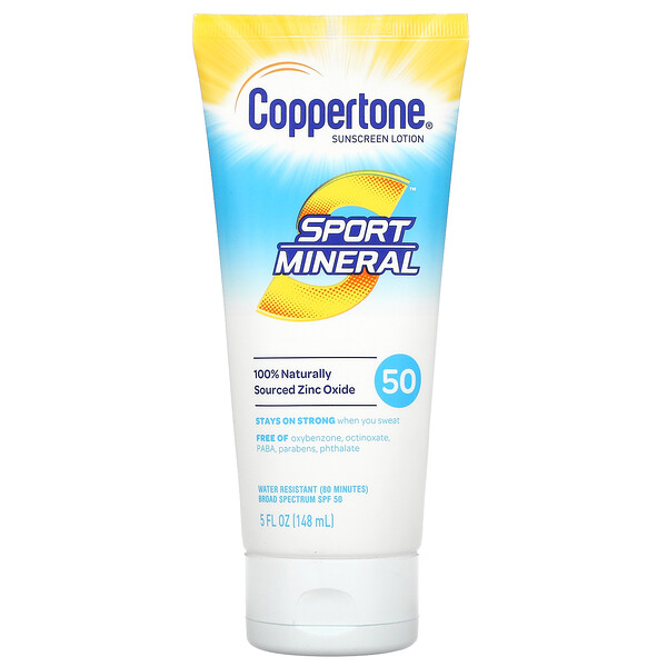 coppertone sport mineral sunscreen lotion