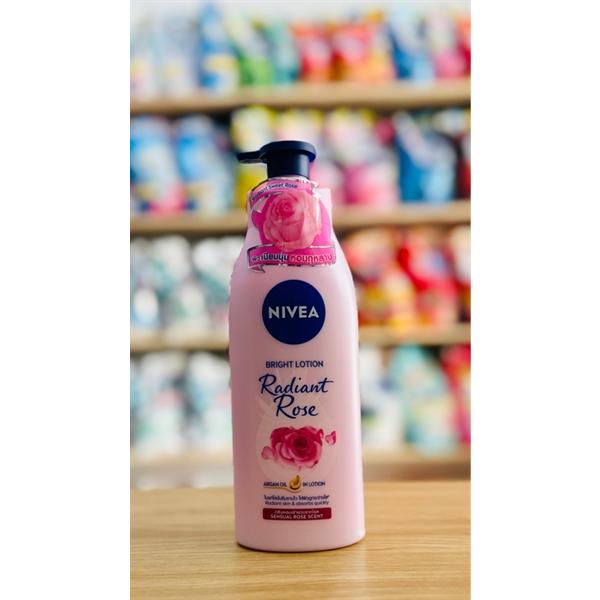 Sữa dưỡng thể dưỡng sáng da hương hoa hồng nivea - 350ml