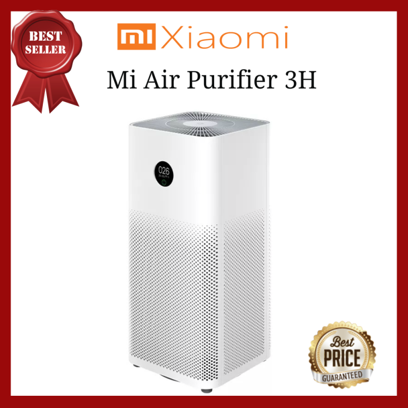 Global Version Xiaomi Mi Home Air Purifier 3H - OLED Touch Display, High Precision Laser Particle Sensor Better performance and lower noise (Singapore Plug) Singapore