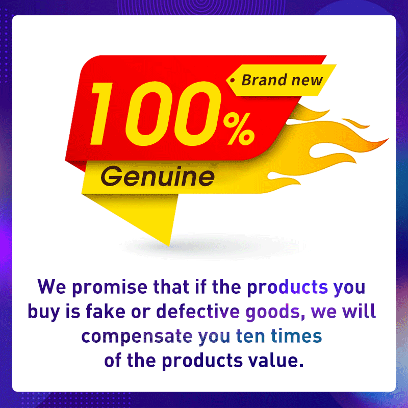 Our Store Pormise ALL the Products are brand new and 100% Genuine Products!!!