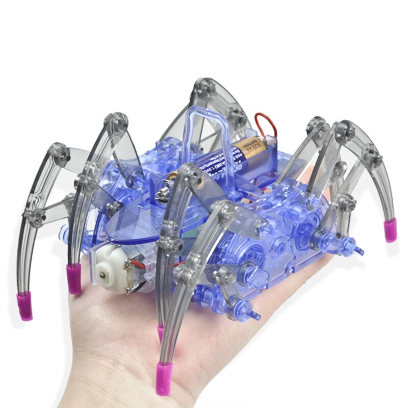 Craft Gift Robot Educational Toys Assembly For Creative Spider STEM Art DIY Toy Technology Kit Experiment Science Children Block