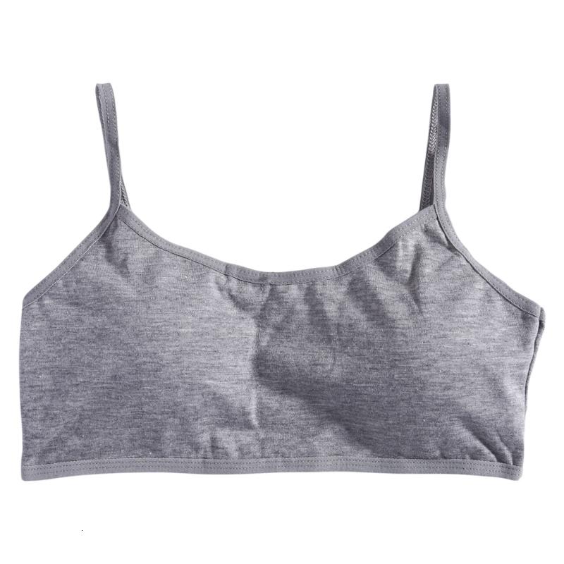 Girl Bra Teen Crop Top Underwear Vest Puberty Sport Training Bras Solid Color Streetwear Tube Top for Girl Birthday Gift - 2