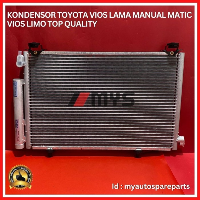 kondensor AC MOBIL Toyota Vios Lama MANUAL DAN MATIC VIOS LIMO Harga  770,500 Ringgit*Penghantaran Percuma