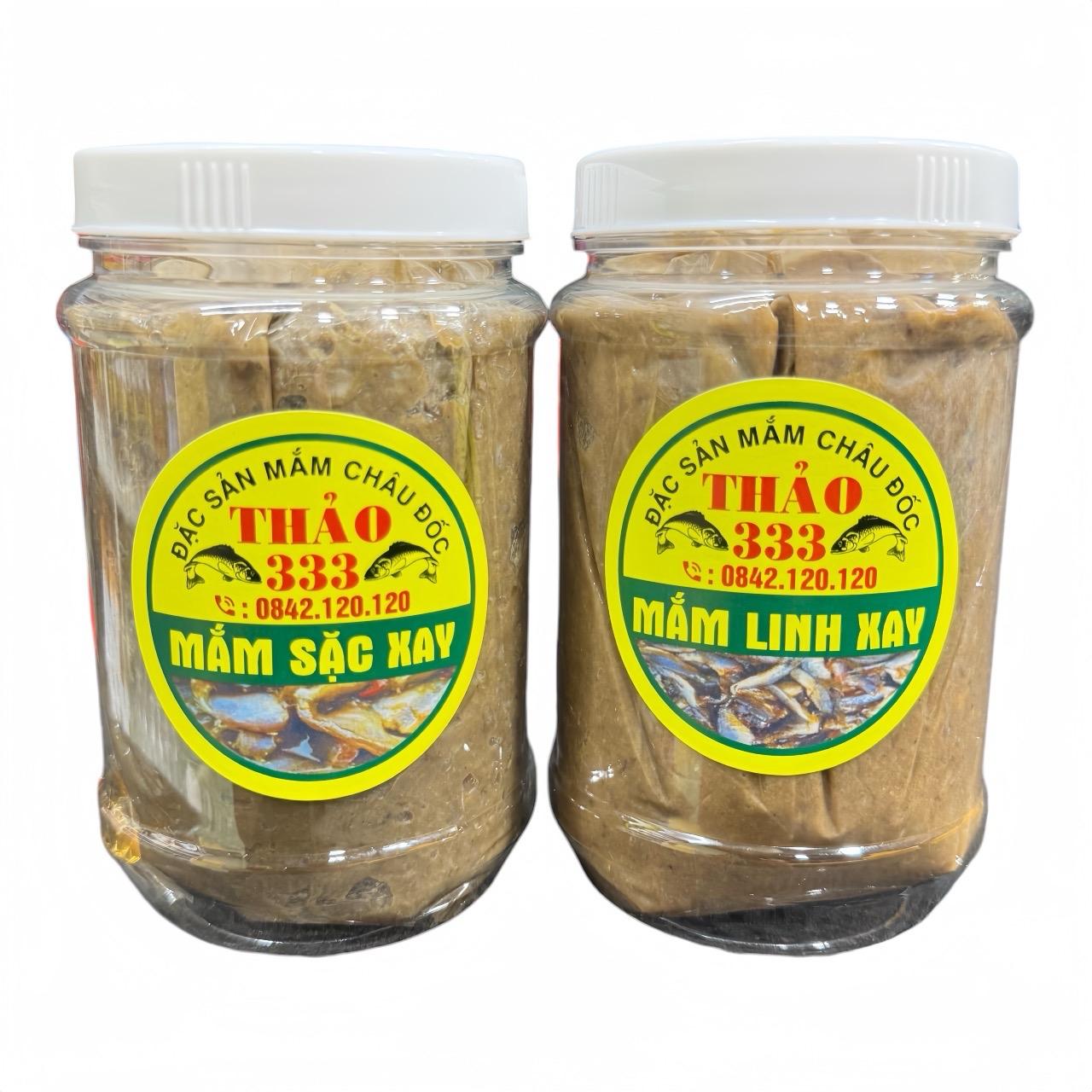 Combo 1kg Mắm Xay (500g mắm linh xay + 500g mắm sặc xay) - Mắm Châu Đốc