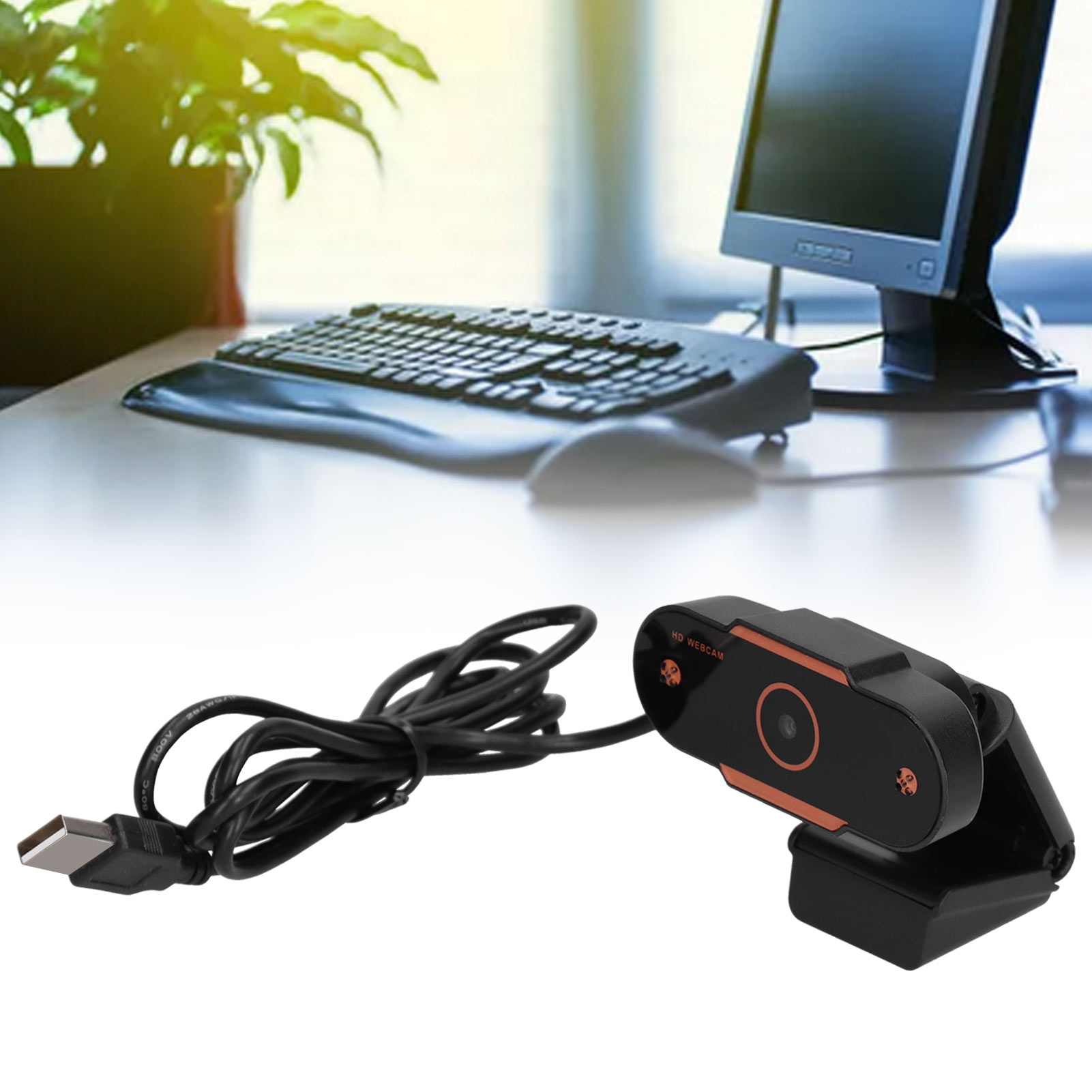 Camera cho máy tính Chức năng chống Peep Webcam Tương thích mạnh mẽ cho các cửa sổ