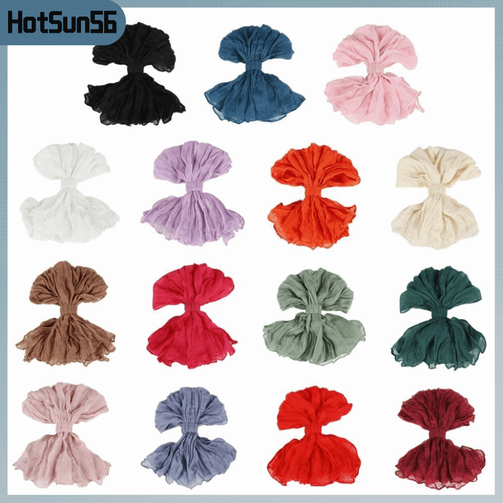 HOTSUN56 6pcs Xếp ly vuông Khăn giấy gạc Màu đơn sắc 50x50cm Trang trí đám cưới Boho Có thể tái sử dụng Tấm lót bàn Tiệc cưới
