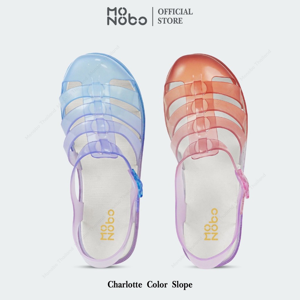 MONOBO รุ่น Charlotte Color Slope รองเท้ารัดข้อ สีสันใหม่ ของแท้ 100% ราคา 890 บาท*ส่งฟรี