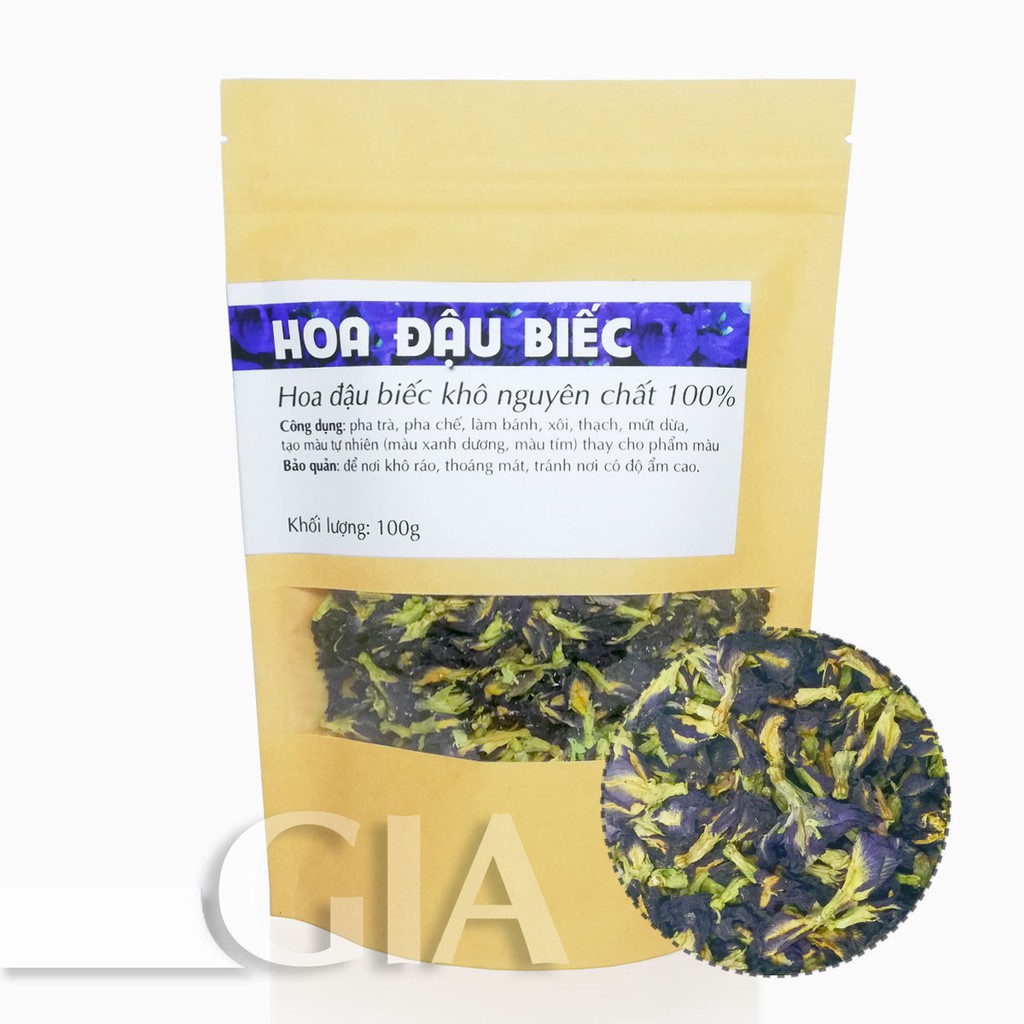 Hoa đậu biếc sấy khô 100g/500g