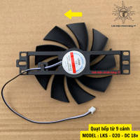 Quạt bếp từ 9 cánh DC 18V chạy khỏe thay thế cho bếp từ đơn bếp từ đôi bếp hồng ngoại