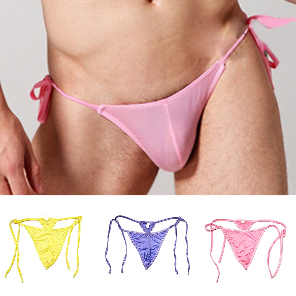 ⭐Tobericher⭐Quần lót bền 1 chiếc bikini hở lưng quần lót bó thoáng khí thoải mái [Hàng có sẵn]