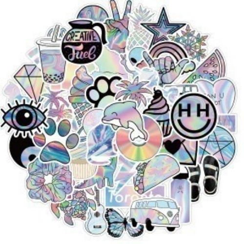 5pcs 3D Cartoon Stickers – Waterproof PVC