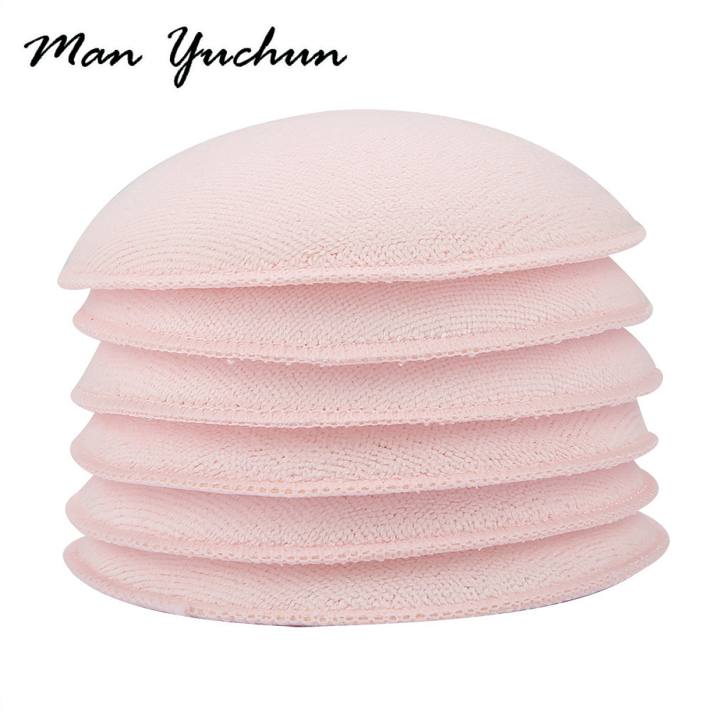 MANYUCHUN Ebayst ล้างทำความสะอาดได้ผ้าฝ้ายนุ่มแผ่นซับน้ำนมนำมาใช้ใหม่ดูดซับป้องกันล้นหลังคลอดให้นมบุตรแผ่นพยาบาล (6ชิ้น ราคา 77 บาท*ส่งฟรี