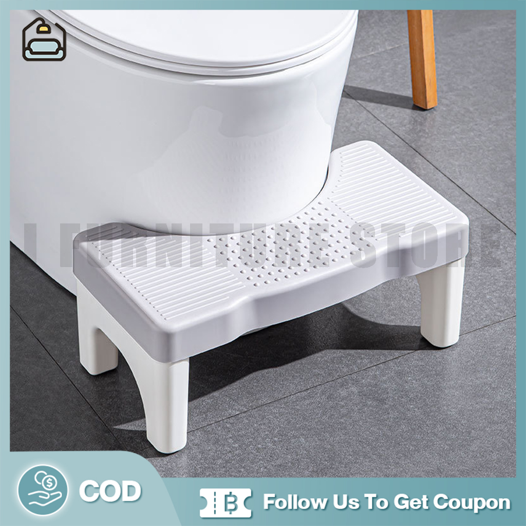 IFS Ghế Kê Chân Toilet,ghế gác chân đi vệ sinh chữ U nhựa PP cao cấp,Bồn Cầu Giúp Tư Thế Đi Vệ Sinh Khoa Học,Chống Táo Bón,Chất Liệu Dày Dặn Chắc Chắn