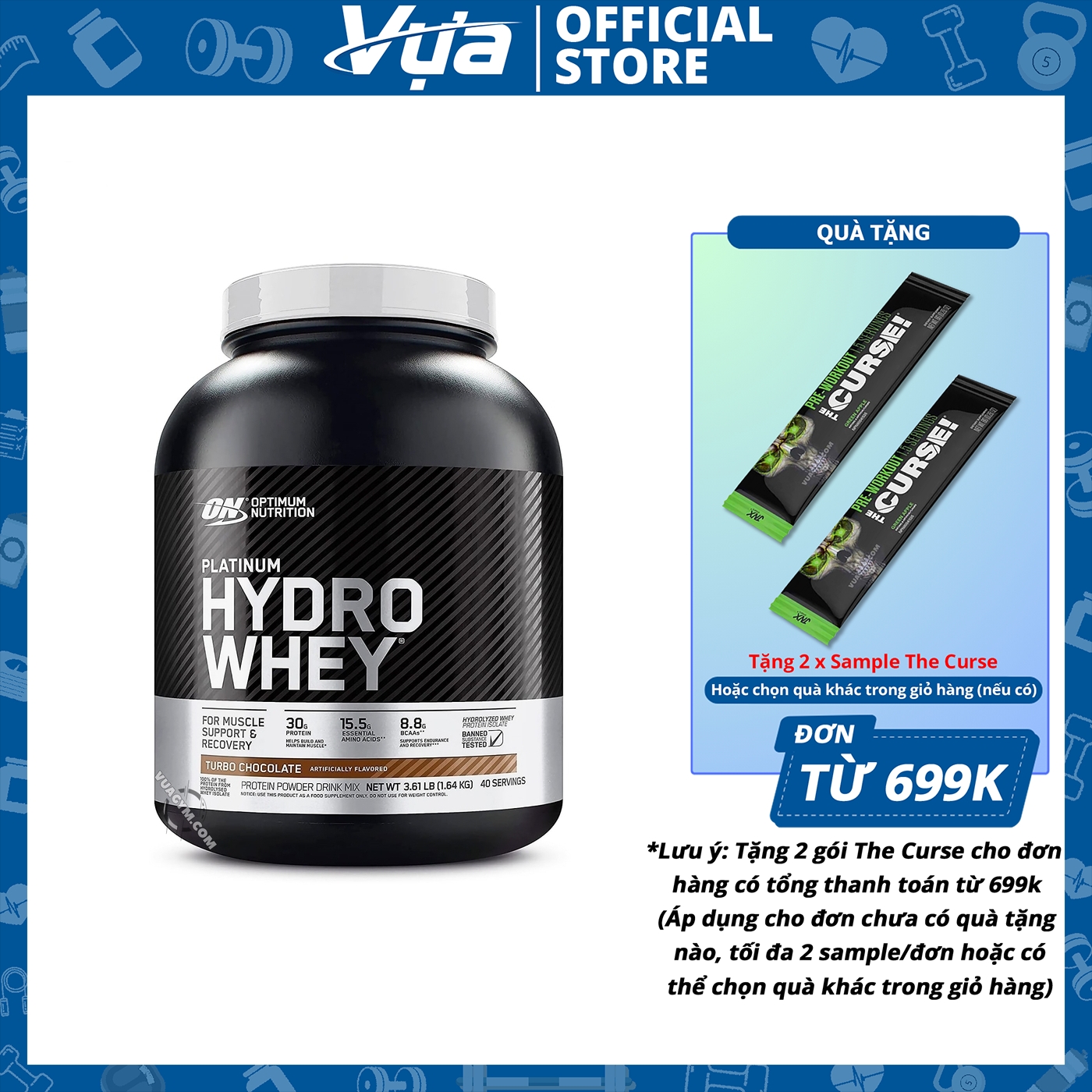 Bột Optimum Nutrition - Platinum Hydrowhey - Hỗ Trợ Tăng Cơ, Phục Hồi Nhanh, Chất Lượng Cao, Chính Hãng