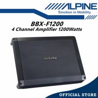 Alpine 4 Channel Amplifier Class A/B Power 4/3/2 Ch Power Amp (1200W) BBX-F1200