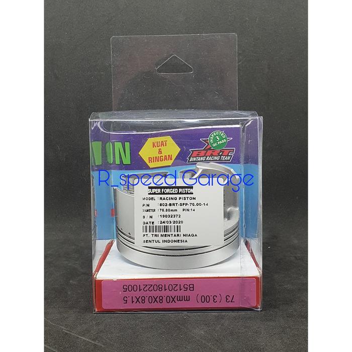 SUPER FORGED PISTON BRT 76.00 PIN 14 - tuku store Harga 1,222,000 rupiah*Gratis Ongkir