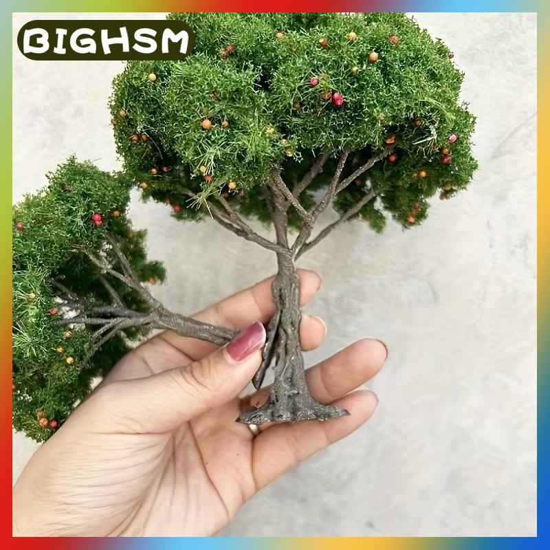BIGHSM 1ชิ้นต้นผลไม้ DIY ของตกแต่งภูมิทัศน์ขนาดเล็กโต๊ะทรายขนาดเล็กของตกแต่งต้นไม้ผลไม้เหมือนจริง ราคา 49 บาท*ส่งฟรี