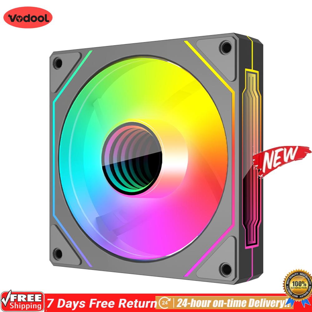 [Votool Flagship Store] 12 ซม.ARGB 5V 3Pin 4 ขา PWM พัดลมแชสซีคอมพิวเตอร์ 800-1800 RPM CPU พัดลมระบายความร้อนเงียบ Ventilador สำหรับ CPU Cooler/หม้อน้ำ ราคา 155 บาท*ส่งฟรี