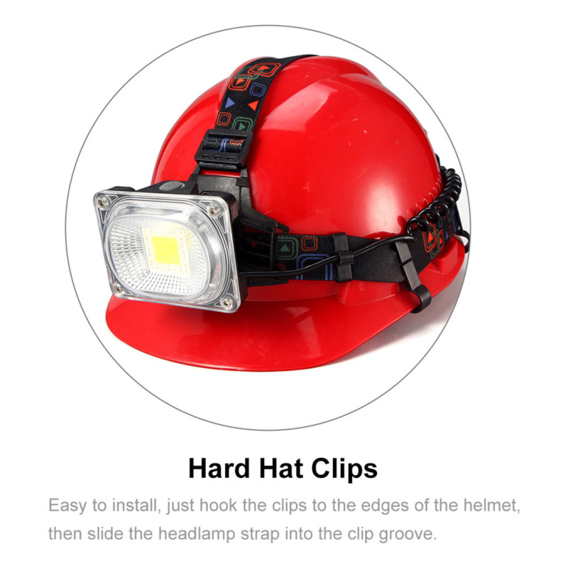 PickEgg 10pcs Headlamps Clips Hard Hat Light Clips Helmet Light Clips Hardhat Hooks for Hard Hat