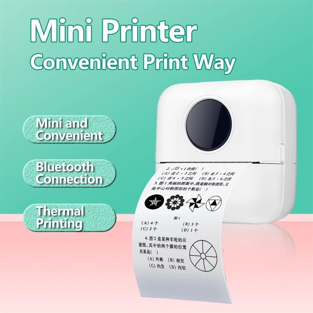 Acfatm máy in nhãn giấy văn phòng Máy in mini Máy in ảnh Trắng-Đen giấy nhiệt ảnh Lable in ấn X5 máy in nhỏ túi máy in 2D Bluetooth máy in mini không dây máy in Máy in nhiệt Bluetooth