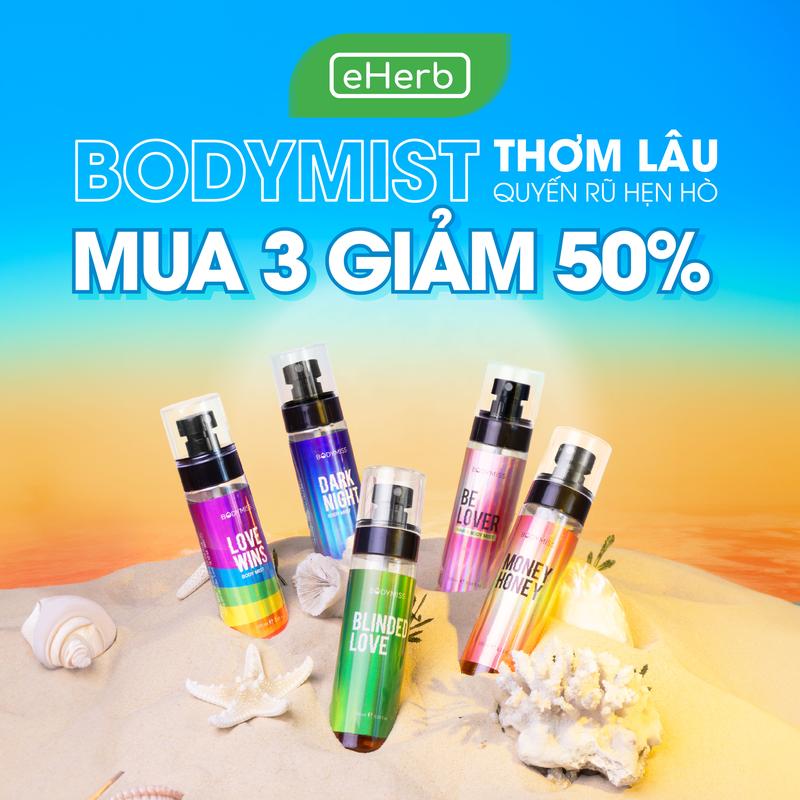[MUA 2 GIẢM 30% - MUA 3 GIẢM 50%] Body Mist Cho Nam EHERB Phù Hợp Hẹn Hò, Đi Chơi - Xịt Thơm Toàn T