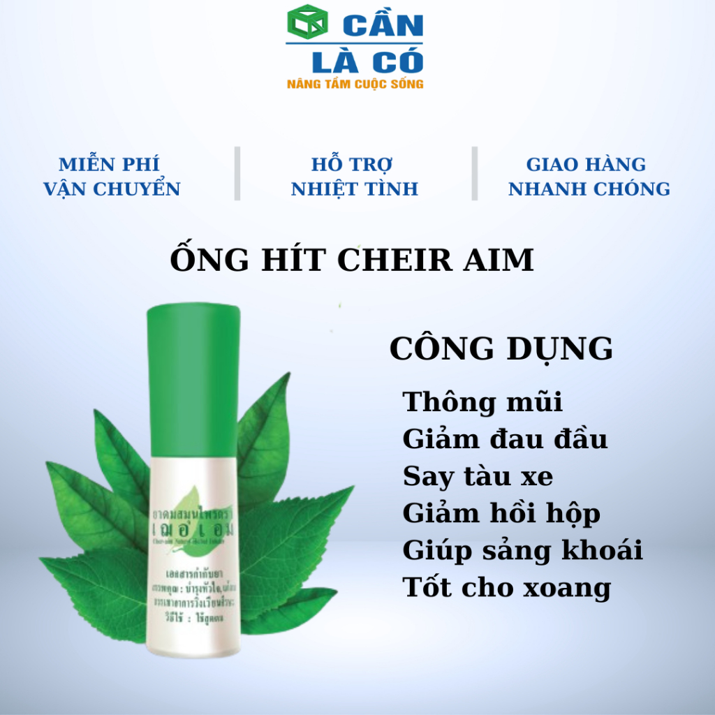 Ống Hít Mũi Cher Aim thá¡ Lan