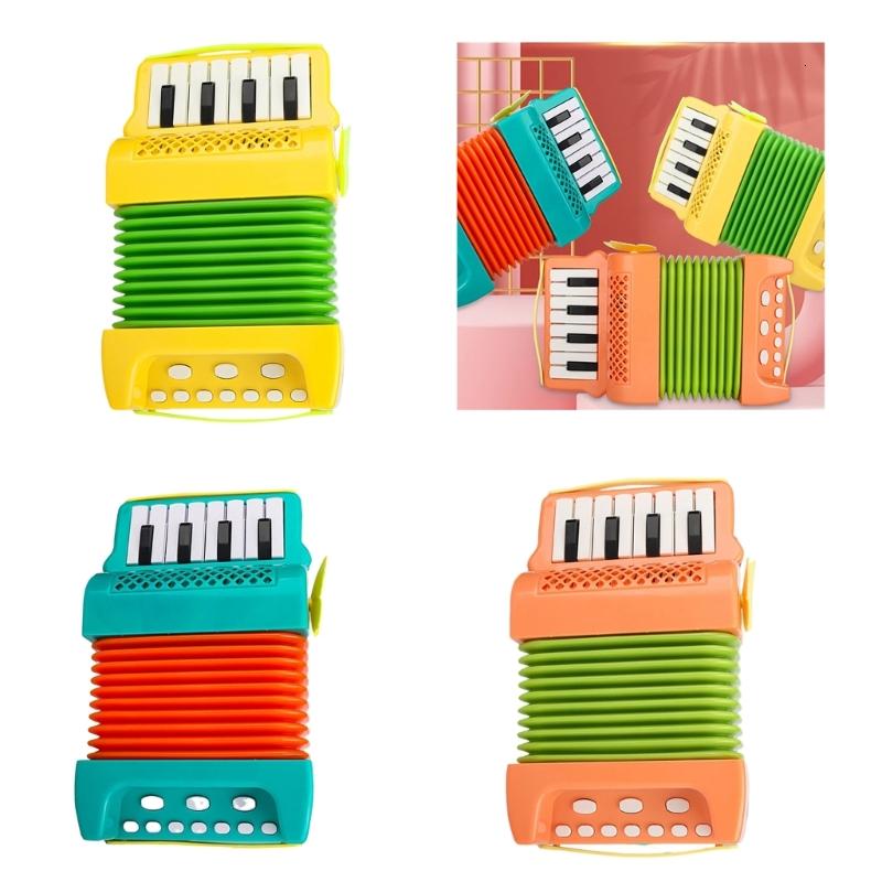 Trẻ em accordion đồ chơi accordion Mini nhạc cụ cho trẻ em trẻ em Đồ chơi âm nhạc cho trẻ em tập thể dục bé cánh tay căng
