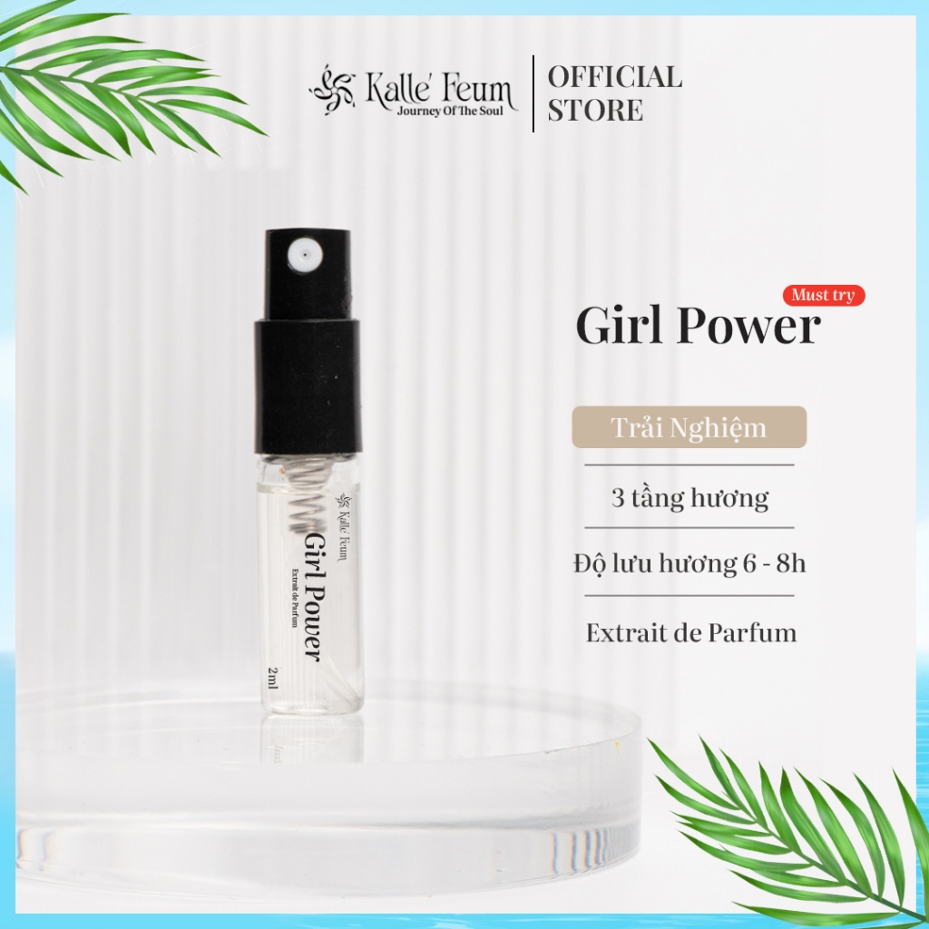 Nước hoa girl power ngọt ngào dạng xịt vial 2ml | kalle' feum