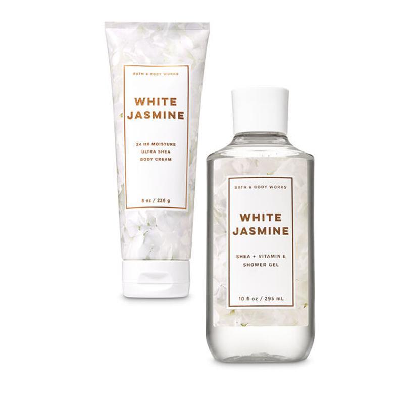 Buy Bath & Body Works : BUNDLE DEAL!!! White Jasmine - Shower Gel and Ultra Shea Body Cream - Bath and Bodyworks - BBW Singapore
