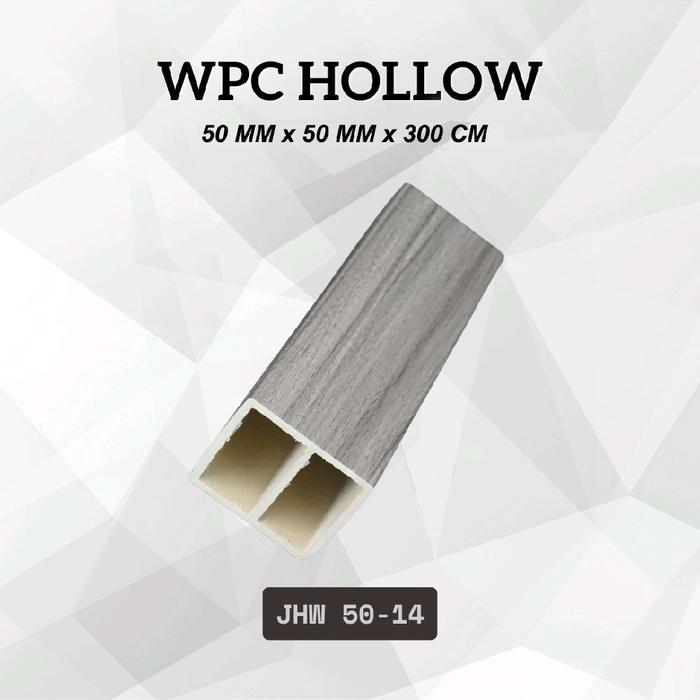 Hollow Partisi PVC Premium Kisi-Kisi Motif Kayu 5cm/ 10cm x 3Mtr | Sekat Ruangan Interior Anti Air Anti Rayap Anti Panas