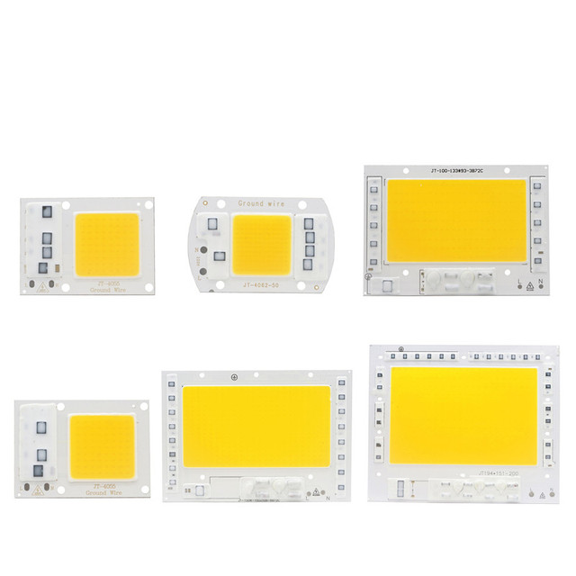 Yingke LED COB Chip 20W 30W 50W 100W 200W 220V Thông Minh IC Không Cần Lái Xe Ấm bóng đèn LED trắng 