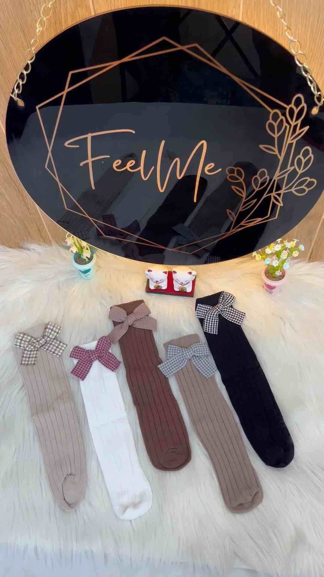 FeelMe KK-150 Kaos Kaki Anak Bayi 2-6t import hiasan pita premium Korea