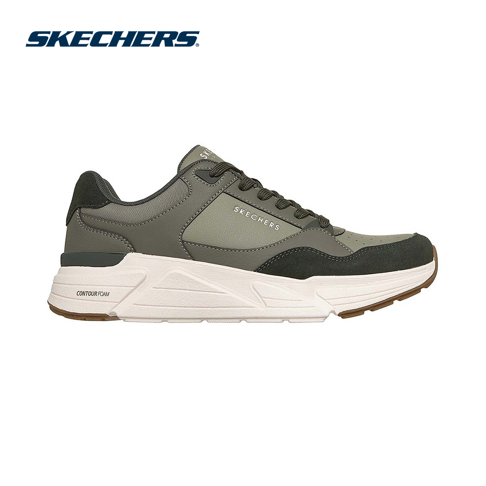 [Chỉ 15-17.07 - Voucher Skechers 18% + Voucher 18%] Giày Thể Thao Nam Skechers Street Rovino Lite Cool Two The Core - 183430-OLV Air-Cooled Memory Foam