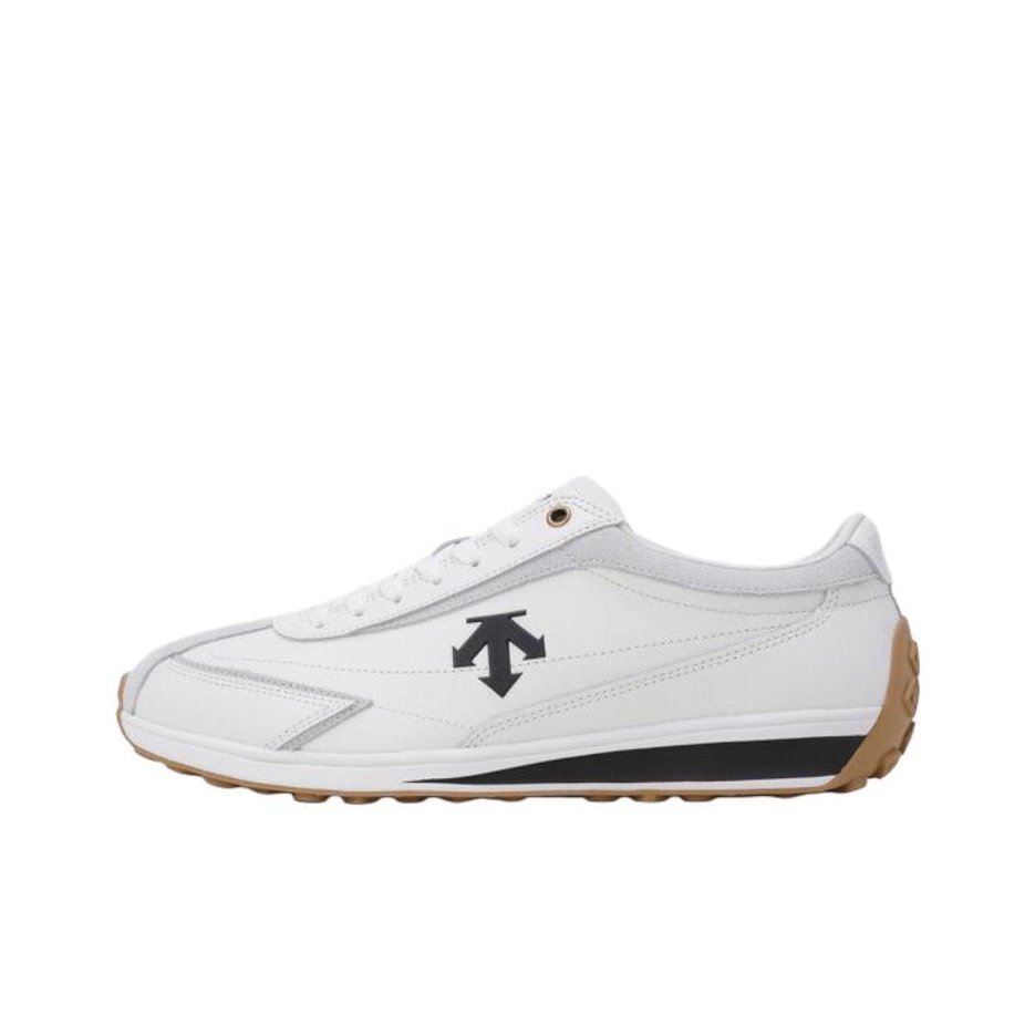 รองเท้าผ้าใบ รองเท้าลำลองผู้ชาย DESCENTE รองเท้าลำลองหนังวัว Unisex สีขาว SR113LCR12